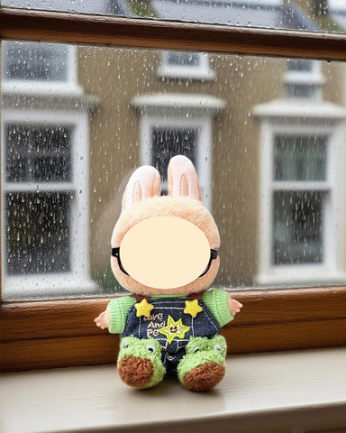 Labubu Clothes Frog Primary School Set