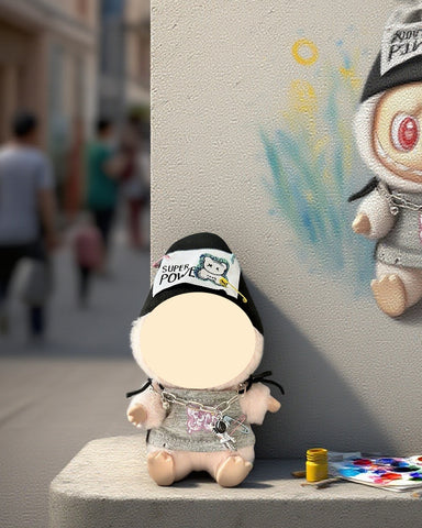 Labubu Clothes Hip-hop Girl Set