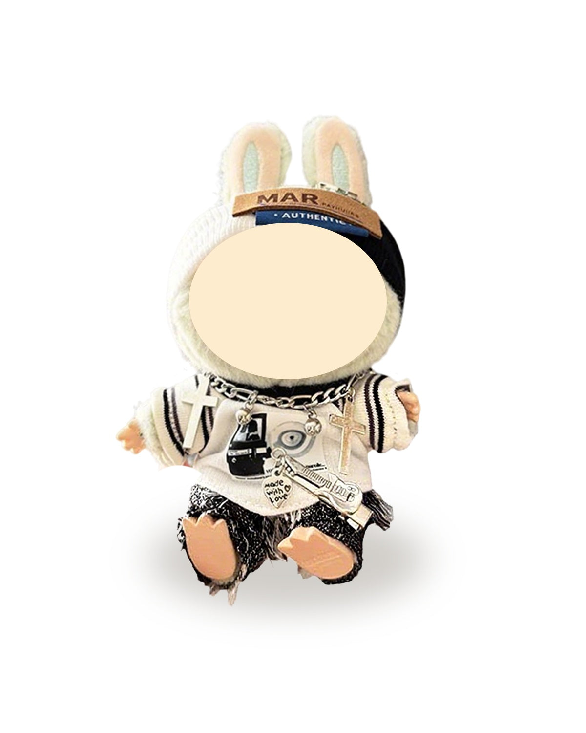 Labubu Clothes Hip Hop Boy Suit