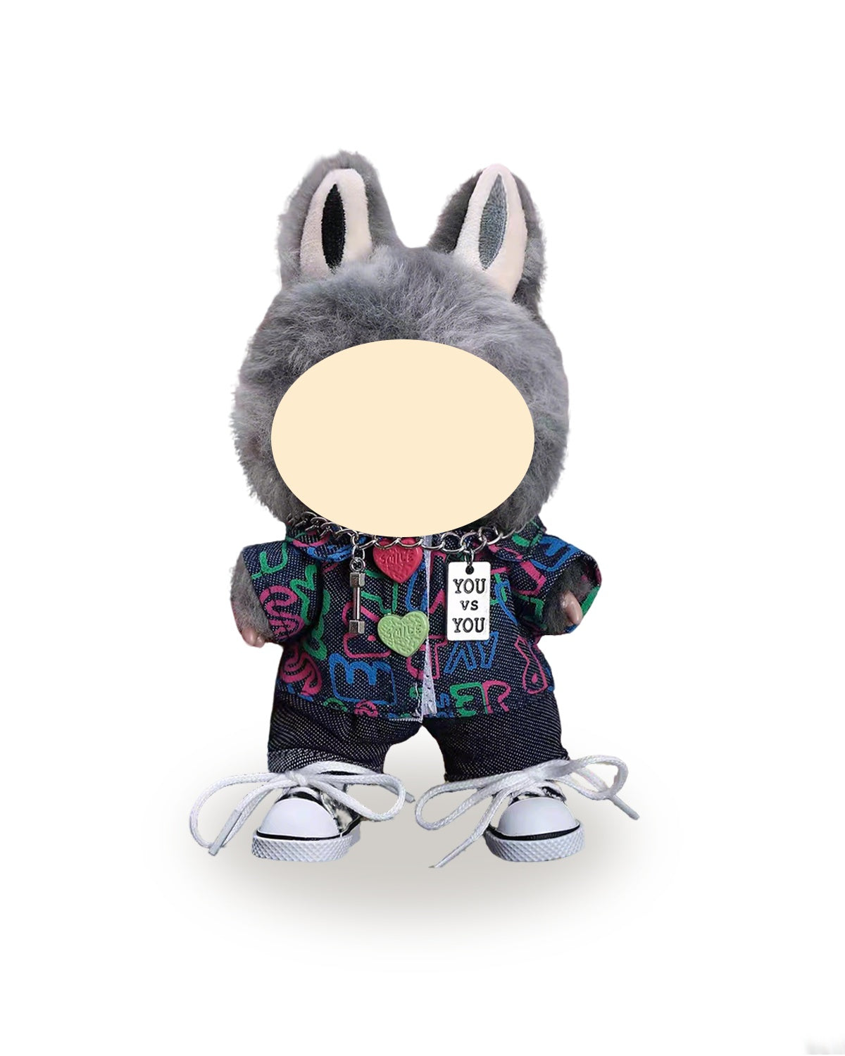 Labubu Clothes Black Denim Set