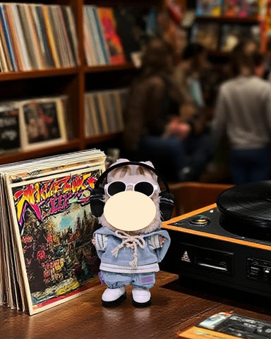 Labubu Clothes Blue Sweatshirt Set