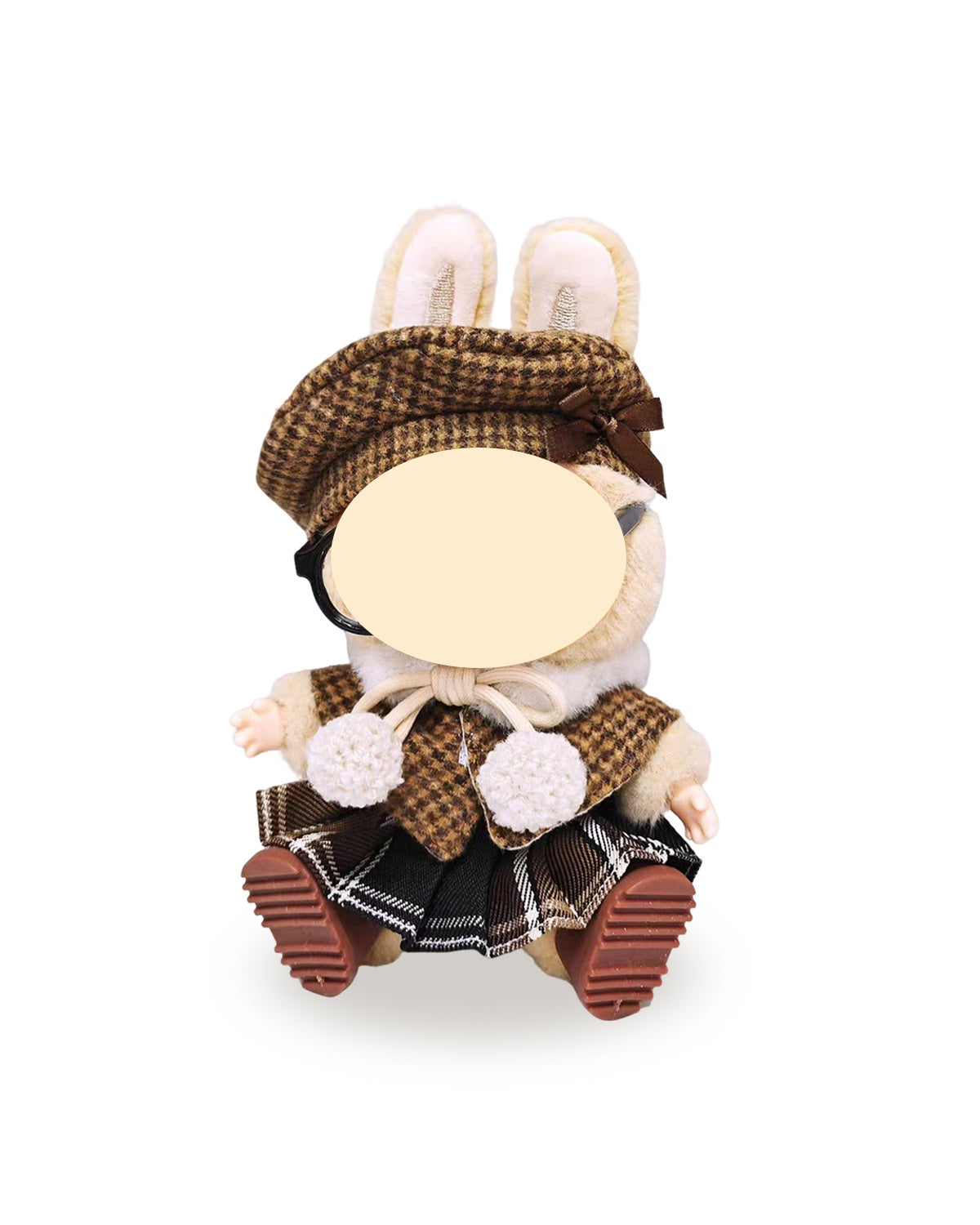 Labubu Clothes Plaid Uniform