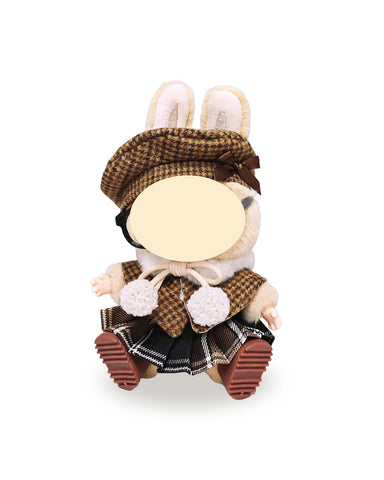 Labubu Clothes Plaid Uniform