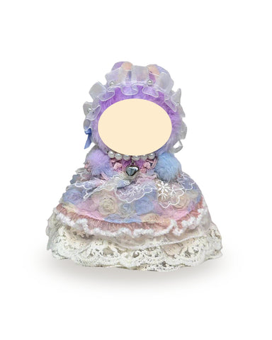 Labubu Clothes Pink Veil Dress